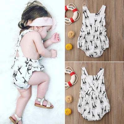 

Newborn Infant Kids Baby Girls Romper Tassel Bodysuit Jumpsuit Clothes Outfit