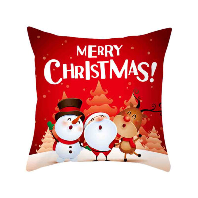 

Tailored Christmas Pillow Cover Decor Pillow Case Sofa Waist Throw Cushion Cover