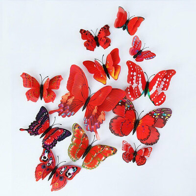 

Colourful 3D Butterflies Wall Art Stickers Wall Decal Home Decor Girls Room GIFT