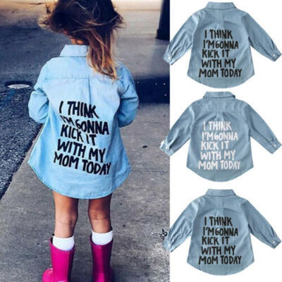 

Toddler Kids Baby Boy Girl Plaid Tops Casual Shirt Long Sleeve Clothes 2-7 Years