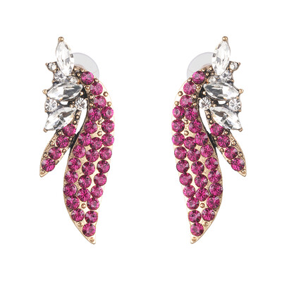 

2019 new Fashion za Brand crystal geometirc Drop Earring For Women Party Gifts ethnic Statement rhinestone Earrings Jewelry