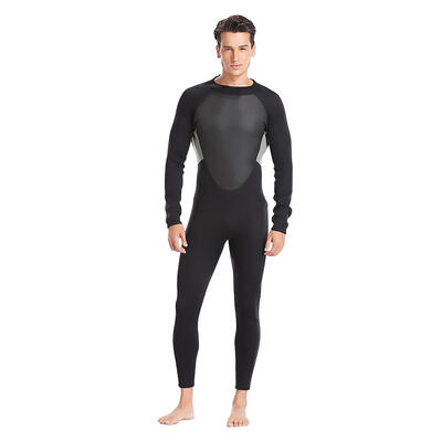 

Men One-piece Wetsuit Long Sleeve 3mm Neoprene Scuba Diving Suit Swimwear