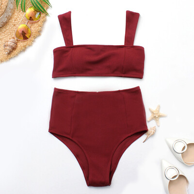

Saidsome Womens Summer Fashion Solid Beach Swimwear Sexy Bikini Bathing Swimsuit