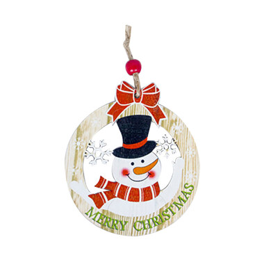 

Santa Claus Snowman Hollow Pendant Christmas Tree Hanging Ornament Party Decor