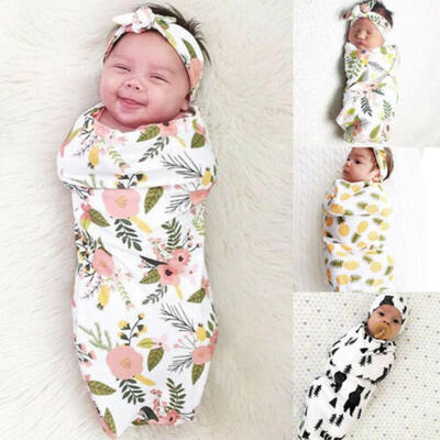 

Toddler Infant Baby Boy Girl Floral Swaddle Muslin Blanket Wrap Swaddle Blankets