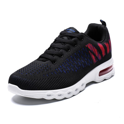 

Personality mens shoes fly woven air cushion MD bottom mens running shoes Yun