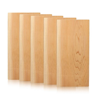 

Cedar Grilling Planks For Moister & More Flavorful Salmon Steaks Seafood 12-Pack