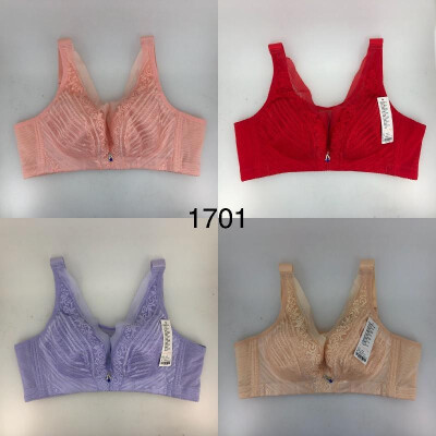 

Wholesale supply inventory processing thin cotton vest section anti-light breathable cup without steel ring bra purple