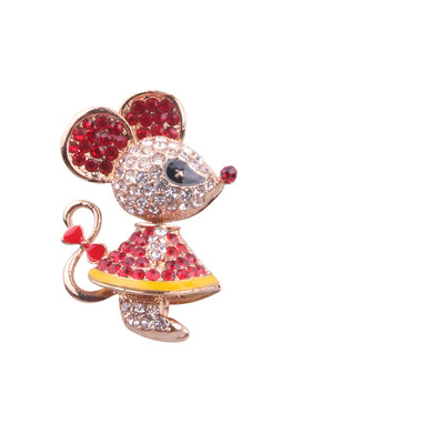 

Korean version of the 12 Zodiac cute little mouse alloy key chain creative fashion ornaments gifts