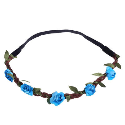 

Korean Bohemian Flowers Colorful Floral Headwears Bride Hairbands