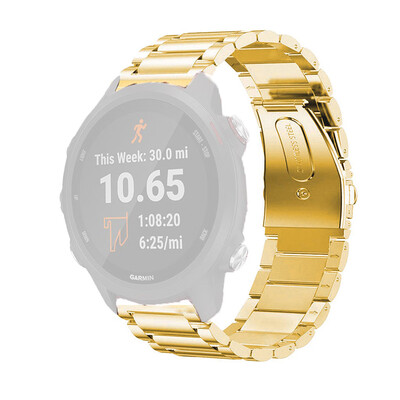 

〖Follure〗Stainless Steel Bracelet Quick Replacement Band Strap For Garmin 245245M Watch