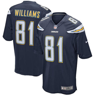 

Youth Football Jersey Los Angeles Chargers Mike Williams Navy Game Jersey