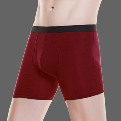 

Mens Mid-rise Boxer Shorts Underwear Breathable Soft Tight Briefs Underpants