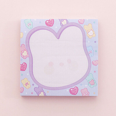 

80Pcs Cartoon Sticky Notes Memo List Planner Diary Message Notice Reminder Paper