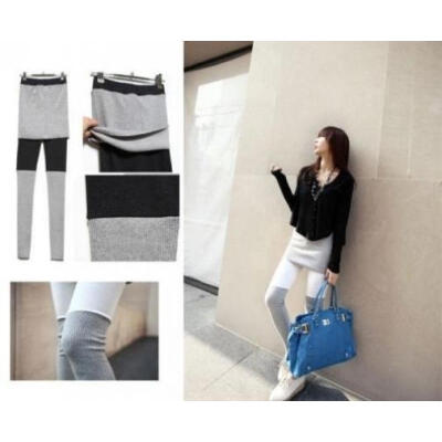 

New Women Lady Girl Slim Tight Stretched Culottes Skirt Leggings Trousers Pants