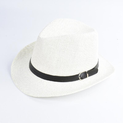 

New Summer Men Straw Hat Wide-Brim Foldable Beach Holiday Beach Casual Floppy Cap Sunhats