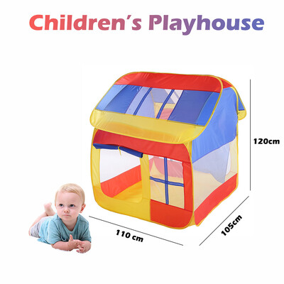 

YIWULA Folding Children Kids Play Castle Tent InOutdoor Toy House for Boys Girls
