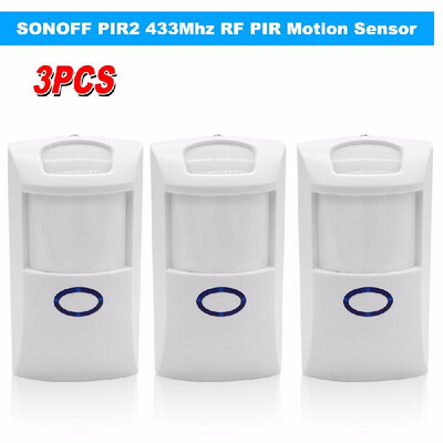 

5PCS SONOFF PIR2 Wireless Dual Infrared Detector 433Mhz RF PIR Motion Sensor Smart Home Automation Security Alarm System for Amazo