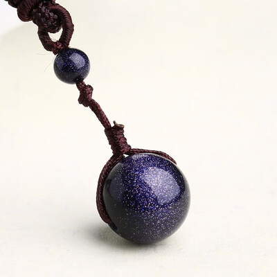 

Natural Obsidian Pendant Couple Crystal Necklace
