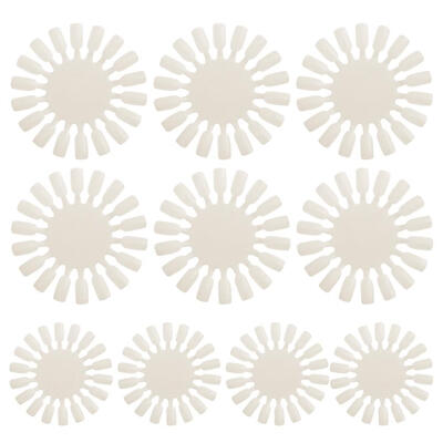 

10pcsBag Polish Color Display Wheel 18 Fake Nail Tips Nail Art Tools