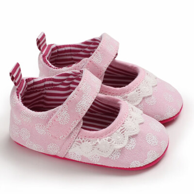 

Toddler Infant Baby Girl Soft Sole Embroidery Lace Sandals Shoes Single Shoes