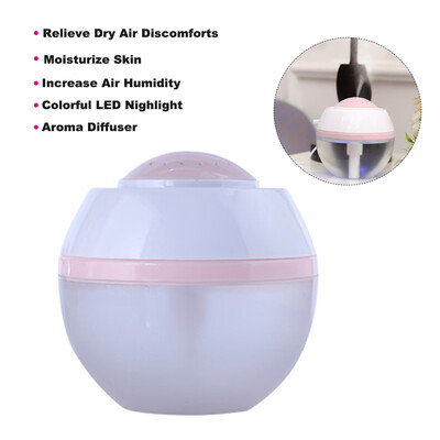 

Mini Air Humidifier USB Aroma Essential Oil Diffuser with 7 Color Changing LEDs Nighlight for Home Office