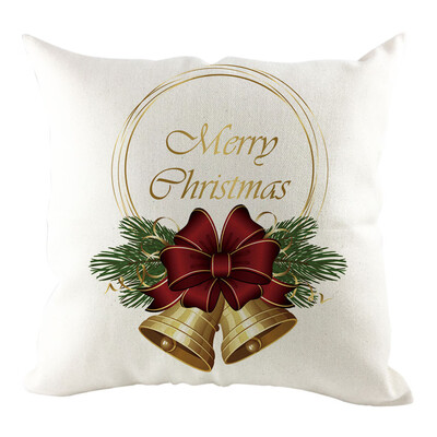

Siaonvr Christmas Pillow Cover Pillowcases Decorative Sofa Cushion Cover 45x45cm