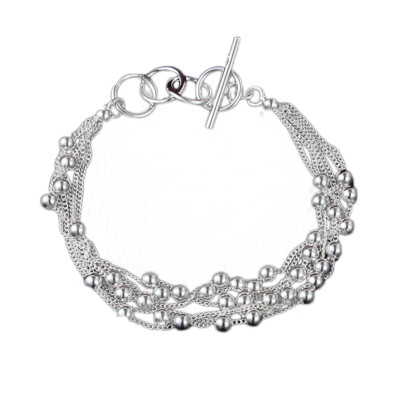 

Fashion 2019 New 925 Silver Jewelry Fashion Jewelry Light Smooth Ball Grape Bracelet Jewelry