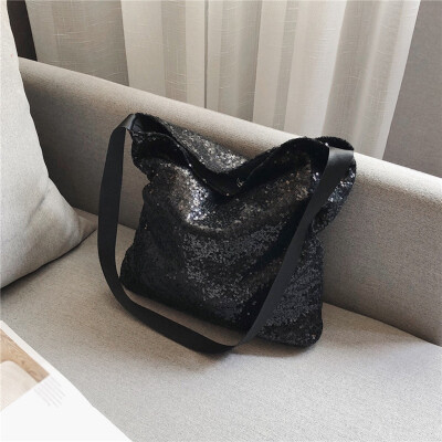 

Tailored Women Bag Sequin Handbag Multi-purpose Bag Shoulder Diagonal Cross Bag Handbag