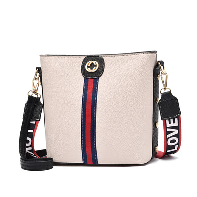 

Summer new ins super hot lady bucket net red fashion atmospheric printing handbag