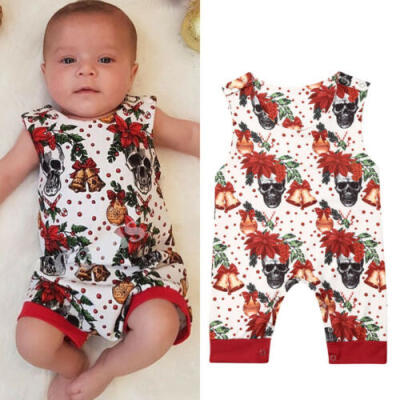 

Newborn Baby Girl Boy Christmas Star Wars Romper BodysuitJumpsuit Outfit Clothes