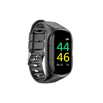 

LEMFO M1 Smart Bracelet BT Earphone 096-Inch TFT Screen Smart Watch Heart Rate Blood Pressure Monitoring Calorie Fitness Alarm Sp