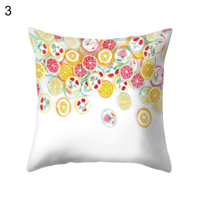 

Multicolor Candy Food Cushion Cover Home Office Cafe Car Decoration Pillow Case