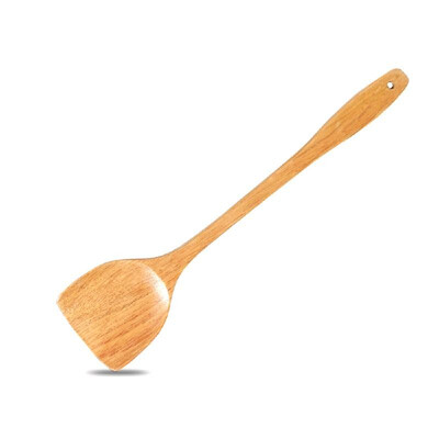 

Bamboo Pot Shovel Long Handle Fried Shovel for Non-stick Pot Household Bamboo