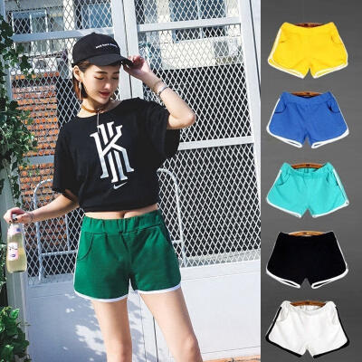 

Hot Women&39s Casual Running Sports Shorts Yoga Gym Jogging Waistband Summer Pants