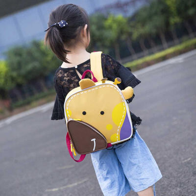

Greensen Cartoon Animal Anti-lost Backpack Schoolbag with Walking Safety Harness for Kids