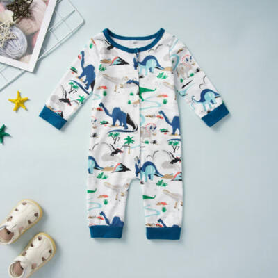 

Newborn Kids Baby Girls Boys Romper Dinosaur Jumpsuit Bodysuit Outfits Clothes