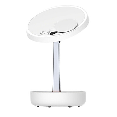 

Gobestart Creative Led Mirror Lamp Vanity Mirror Desktop Mirror Bedroom Reading Light