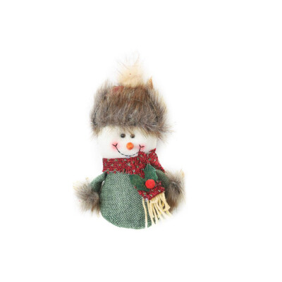 

Gobestart Christmas Doll Pendant Cartoon Old Man Puppet Hanging Scene Dress Up