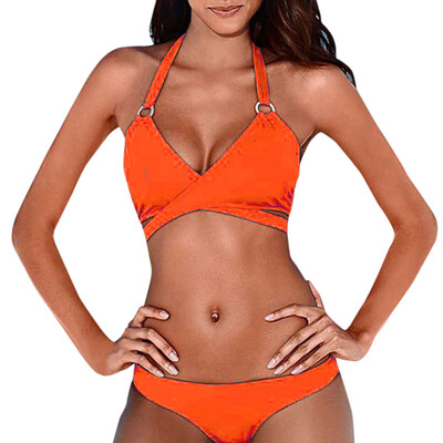 

Roseonmyhand Women Sexy Bikini Set Push-Up Padded Swimwear Swimsuit Bathing Bandage Beachwear
