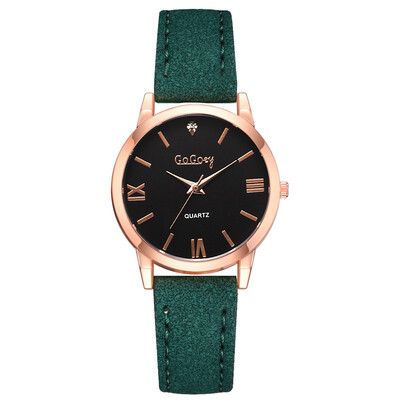 

Womens watch Roman word scale dial pu with student watch