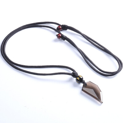 

Obsidian Spike Necklace Mens Trend Domineering Couple Jewelry