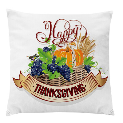 

Tailored Pumpkin Cushion Cover Square Pillow Case Thanksgiving Day Decor