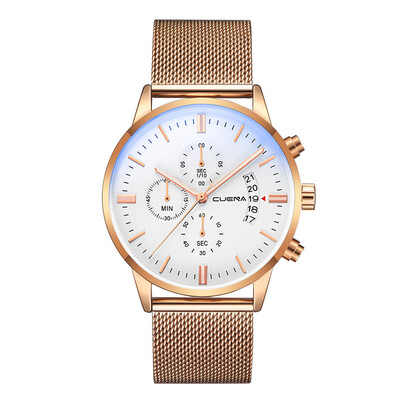

Gobestart Luxury Watches Quartz Watch Stainless Steel Dial Casual Bracele Watch