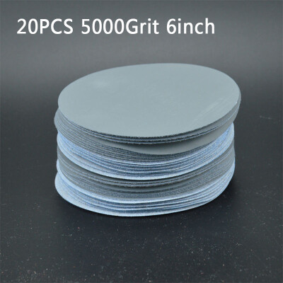 

20PCS 6" Inch 150mm 3000Grit Lot Sander Discs Polishing Sanding pad Sandpaper