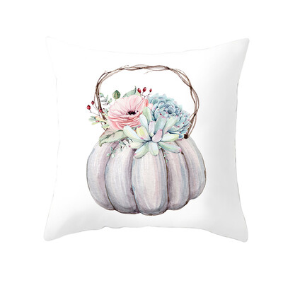 

Siaonvr Fall Halloween Pumpkin Pillow Case Waist Throw Cushion Cover Sofa Home Decor