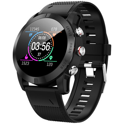 

DT NOI S10 Smart Watch 13 inch Nordic NRF52832QFAA 64KB RAM 512KB ROM Heart Rate Monitor Step Count Sedentary Reminder IP68 350m