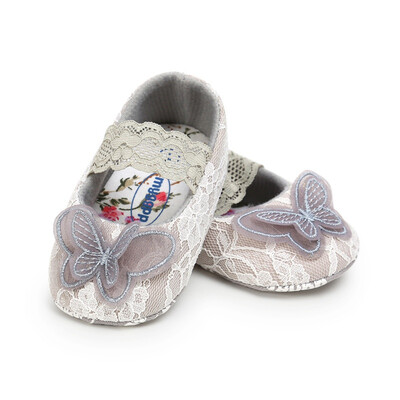 

Baby Breathable Lace Floral Pattern Anti-Slip Shoes Casual Sneakers Toddler Soft Soled First Walkers