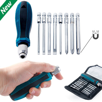 

〖Follure〗Screwdriver Set 9pcs Multi-function Screwdrivers Repair Tool Phillips Slotted