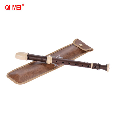 

QIMEI QM8A-5G Detachable Soprano Recorder German Style 8 Hole Key of C Wind Musical Instrument with Cleaning Rod Carrying Bag for